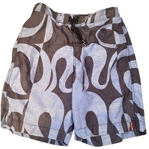 Tommy Bahama Swim Suit Trunks Relax Hawaiian Swirl Tropical Island Lined Mens M